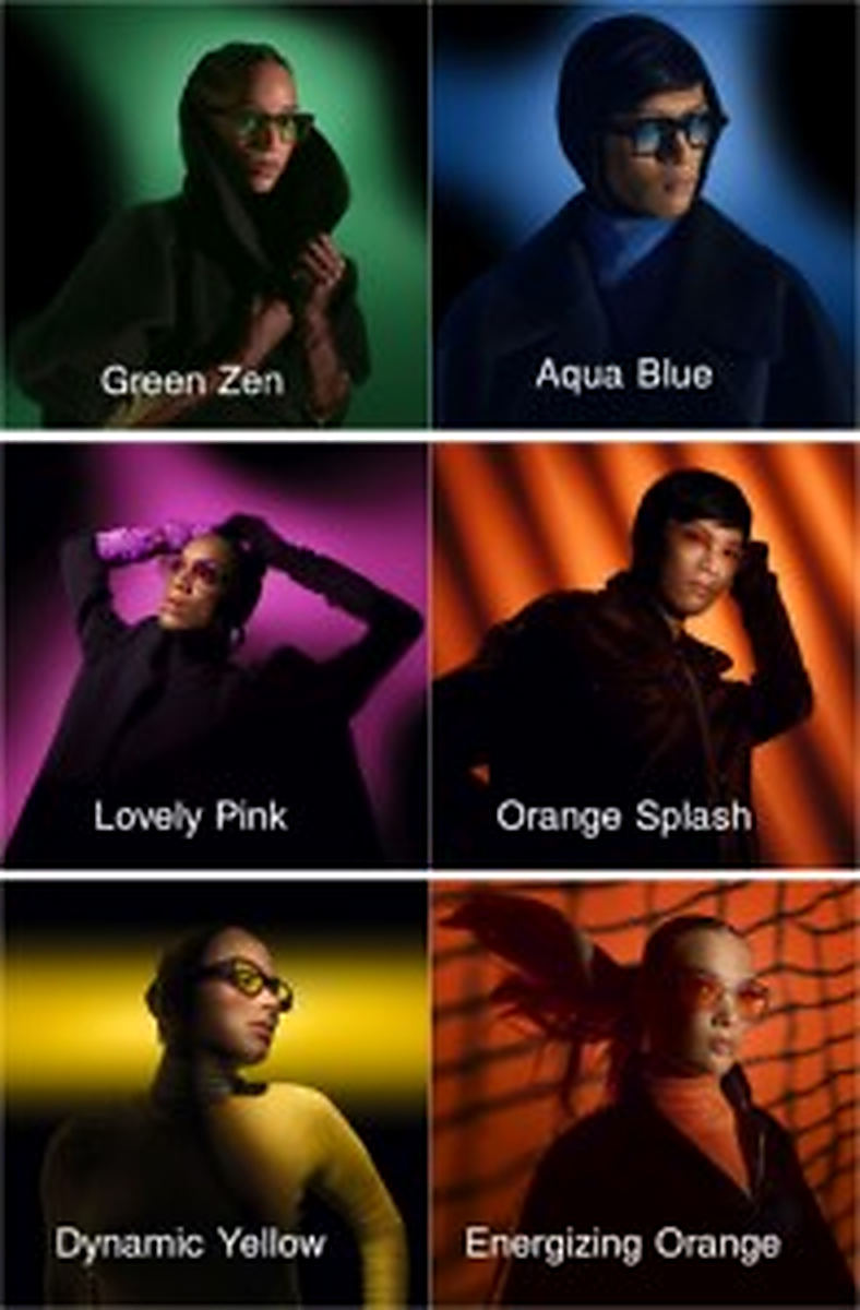 Подробен официален визуал за HOYA Sensity Colours цветни фотохромни стъкла